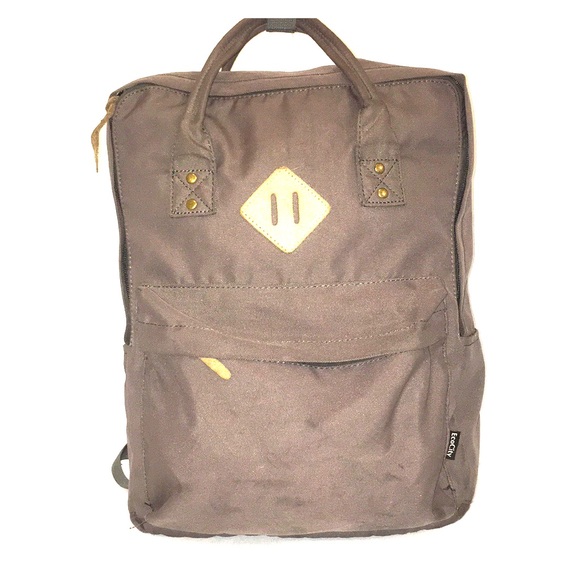EcoCity Handbags - Grey laptop Adult Backpack
